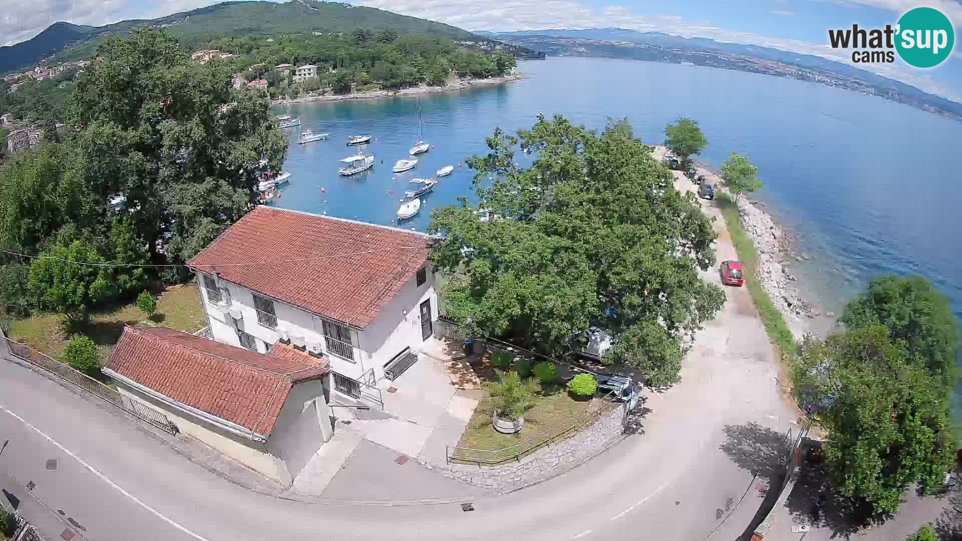 Webcam Ika Hafen – LIVE Blick auf den Hafen und die Lichter von Opatija