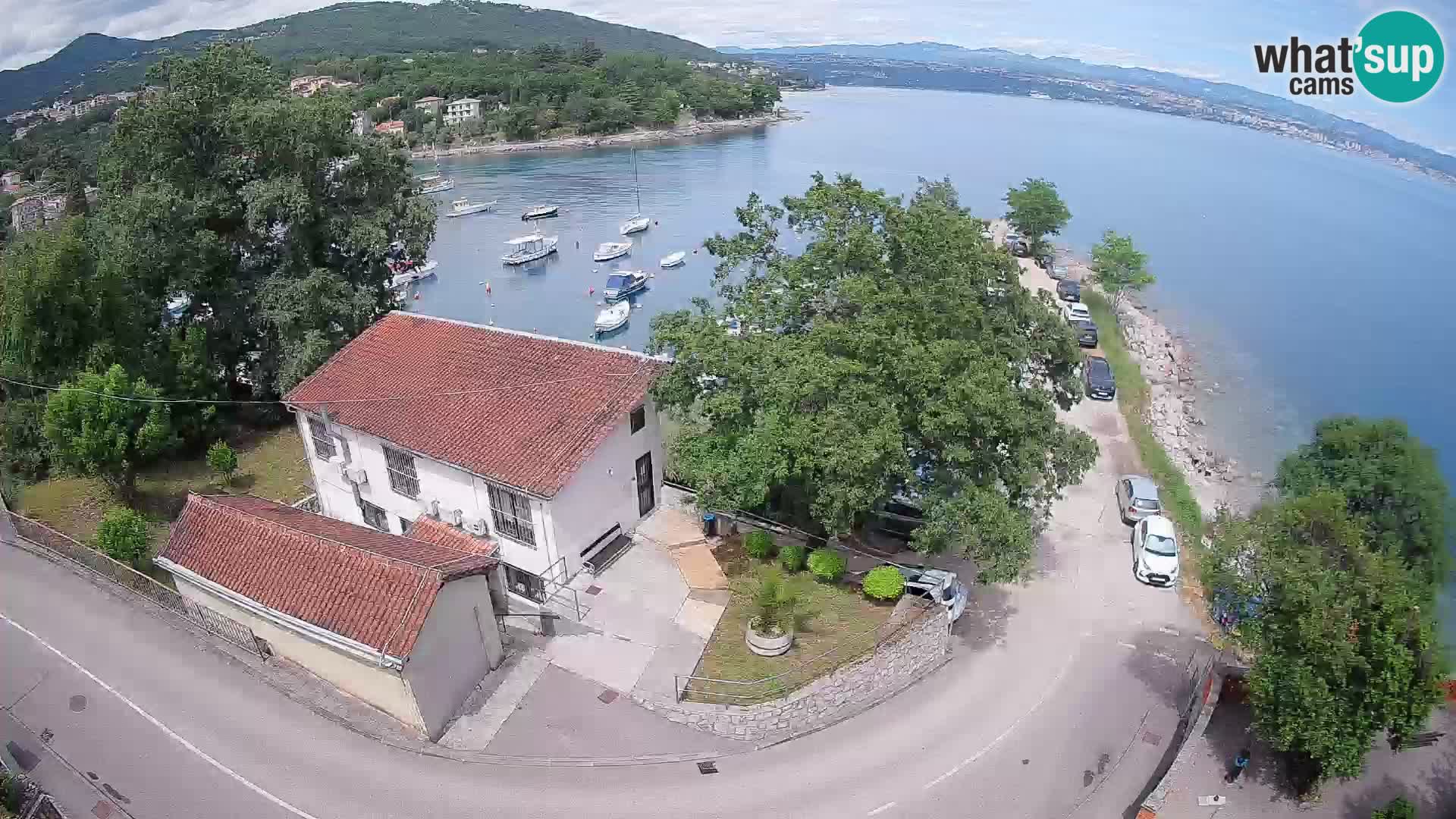 Webcam port d’Ika – Vue en direct et lumières d’Opatija