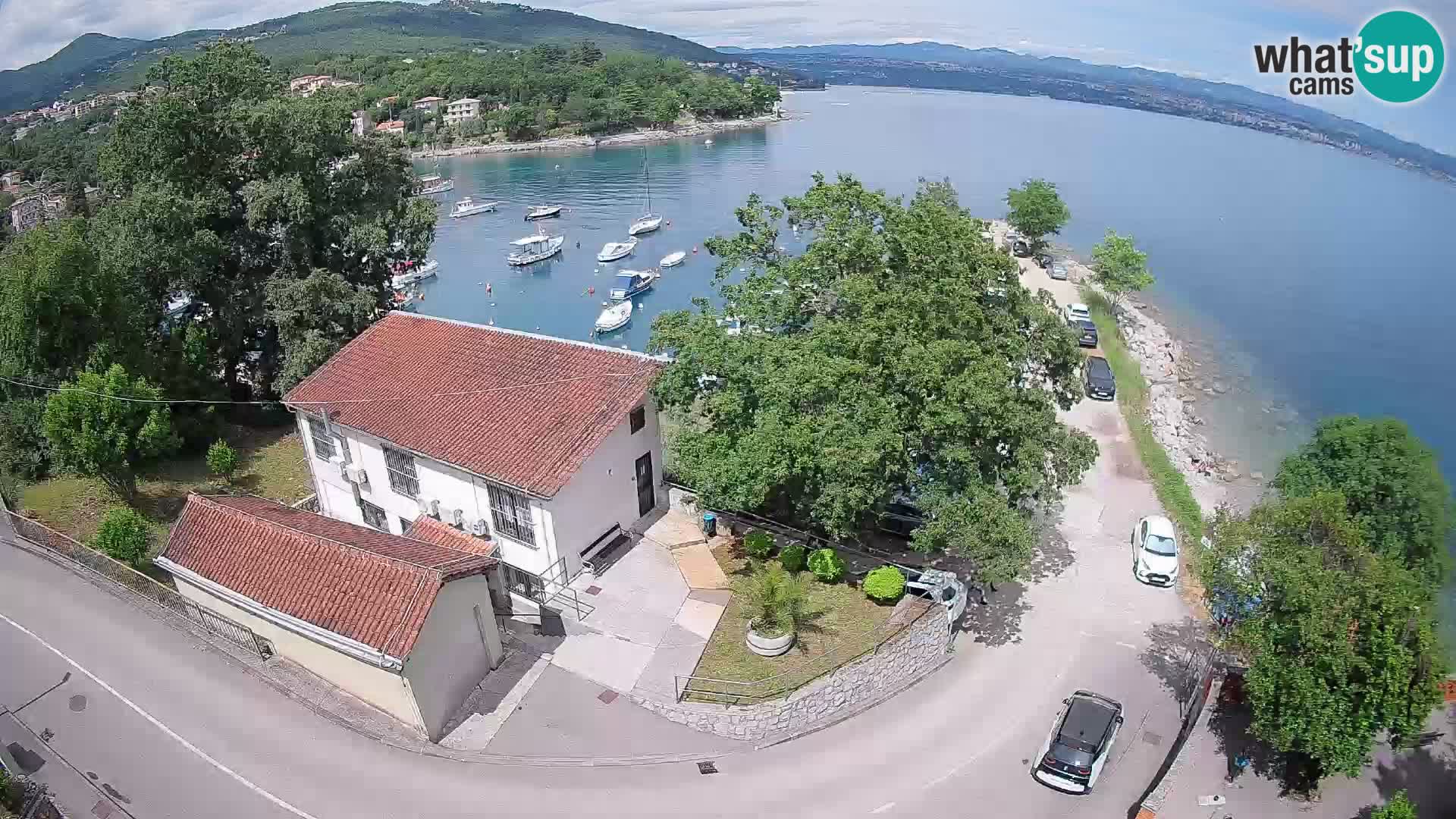 Webcam porto Ika – Vista LIVE sul porto e le luci di Opatija