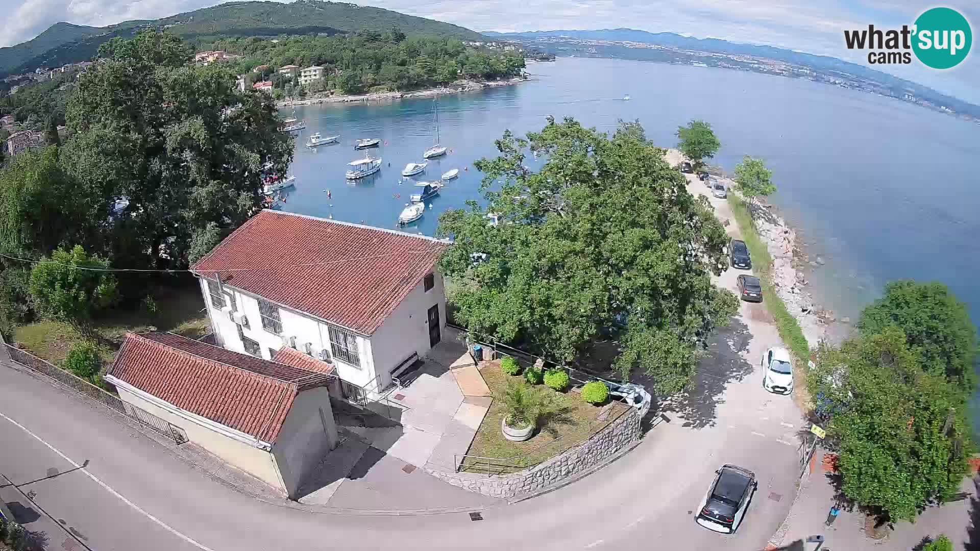 Webcam Ika Hafen – LIVE Blick auf den Hafen und die Lichter von Opatija