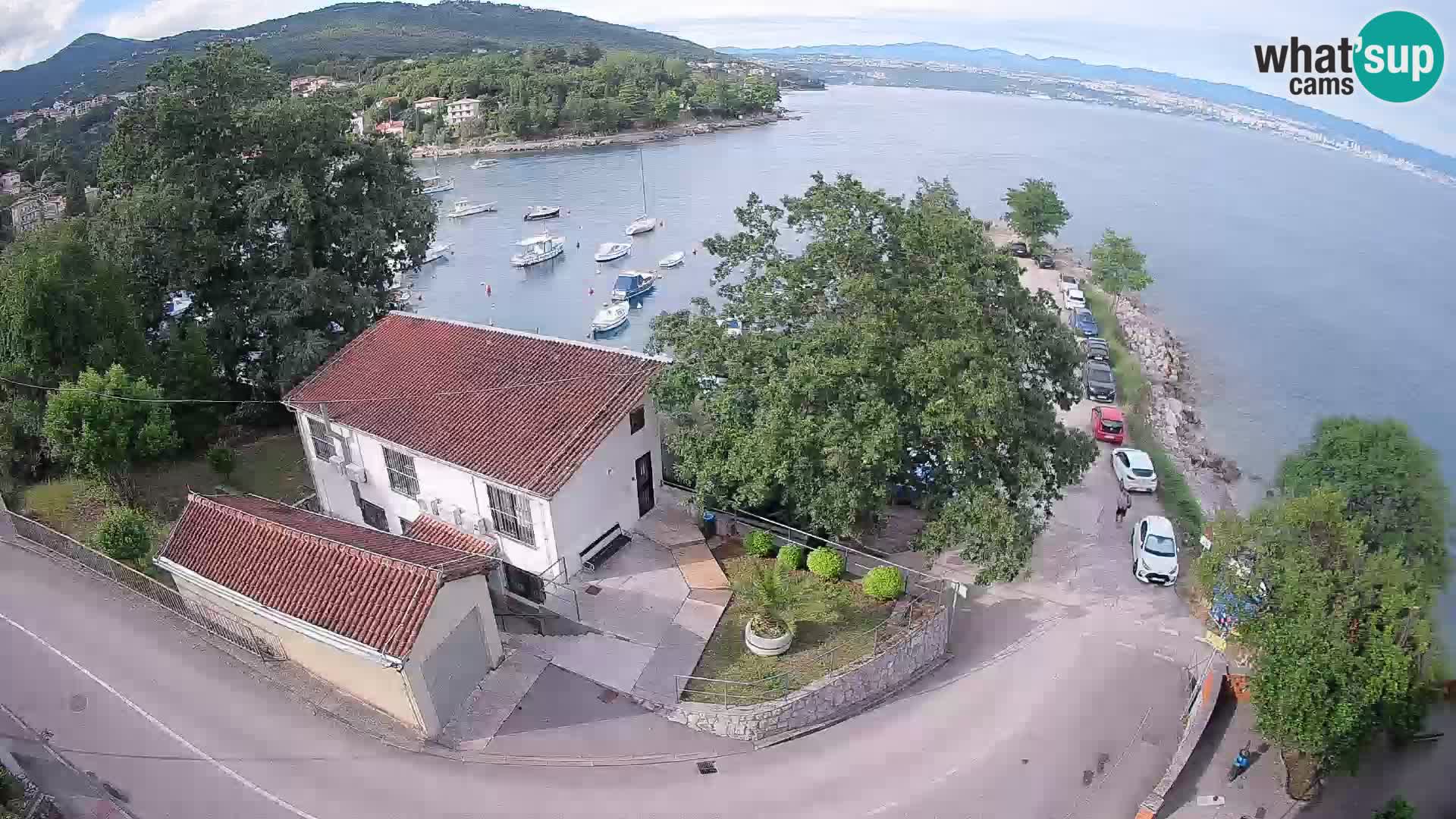 Webcam Ika Hafen – LIVE Blick auf den Hafen und die Lichter von Opatija