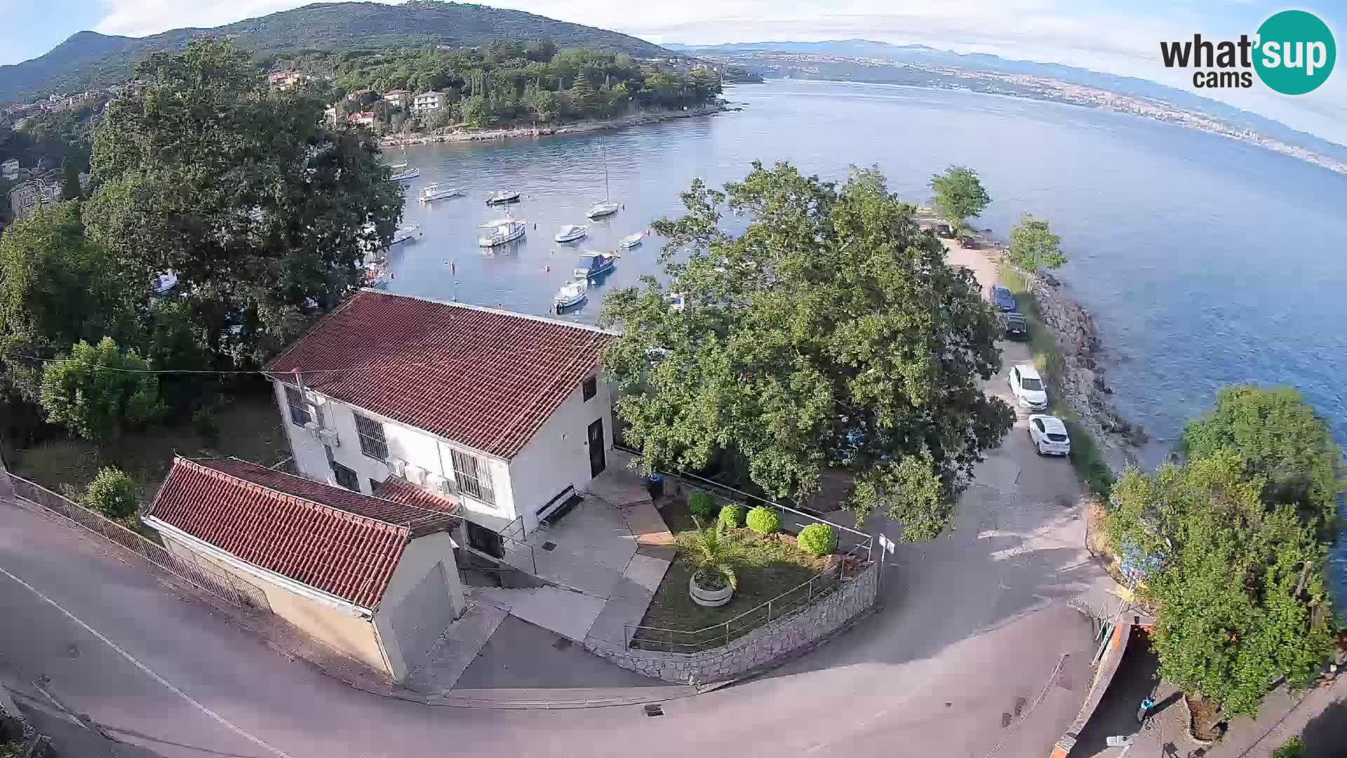 Webcam port d’Ika – Vue en direct et lumières d’Opatija