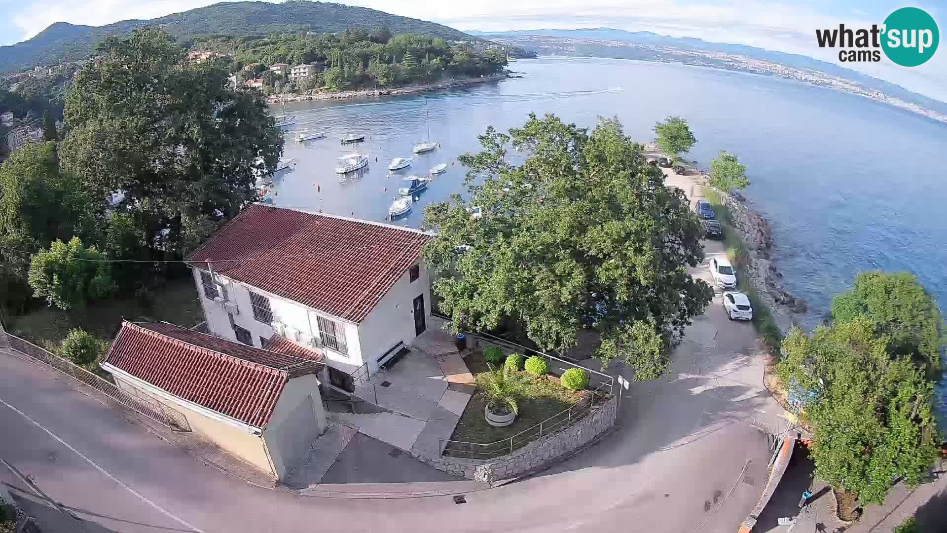 Webcam Ika Hafen – LIVE Blick auf den Hafen und die Lichter von Opatija