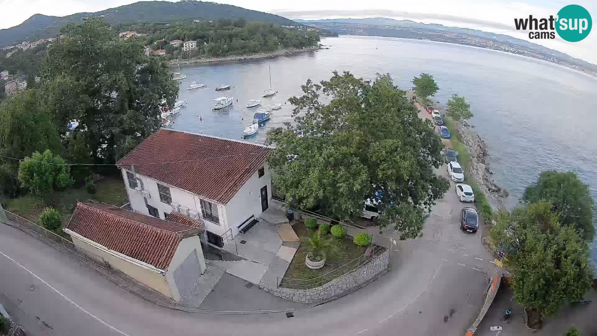 Webcam Ika Hafen – LIVE Blick auf den Hafen und die Lichter von Opatija