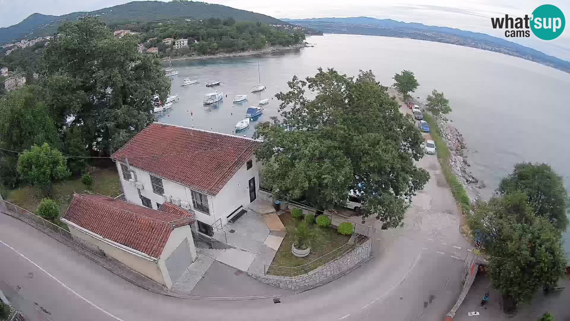 Webcam Ika Hafen – LIVE Blick auf den Hafen und die Lichter von Opatija