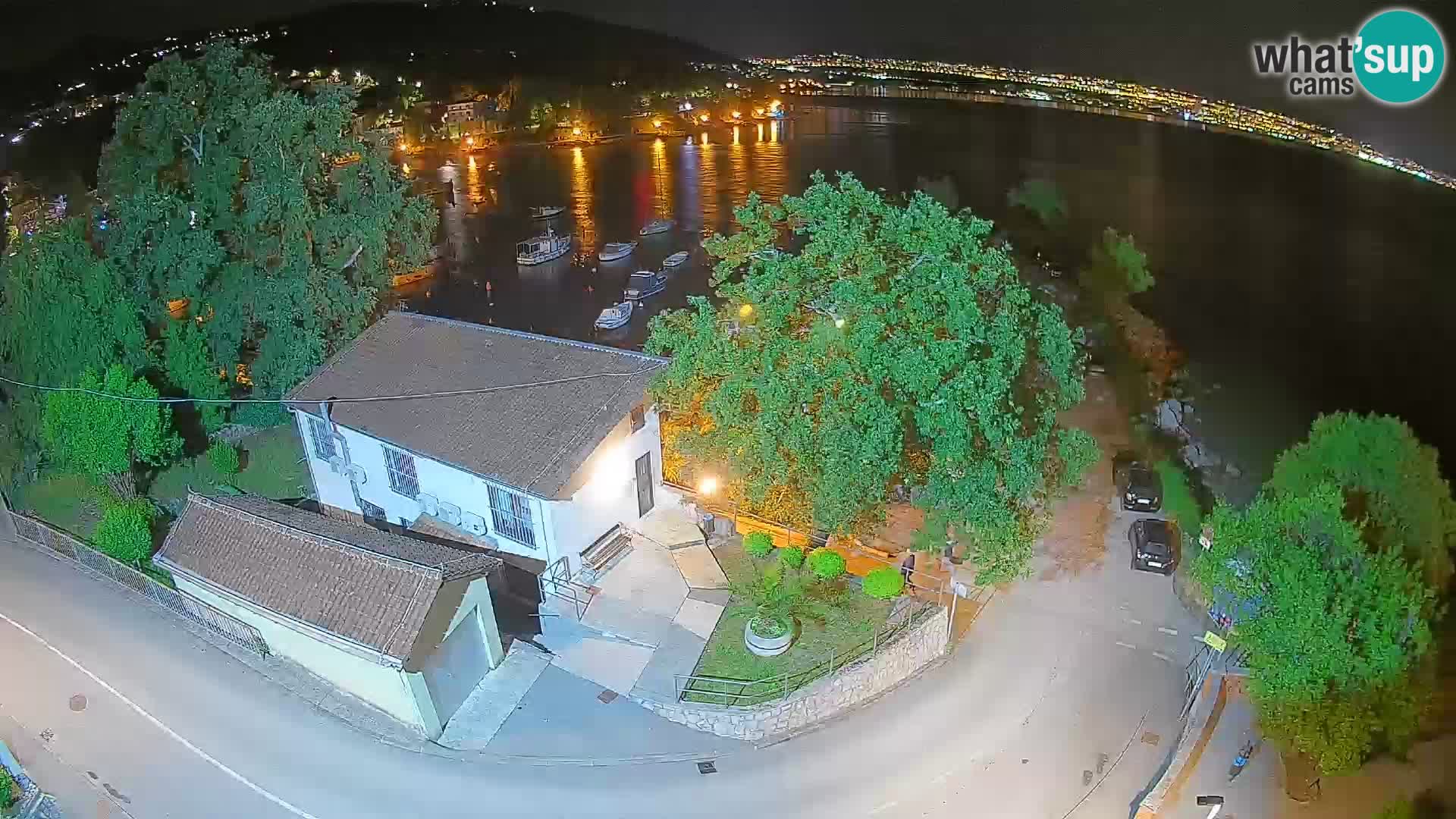Webcam Ika Hafen – LIVE Blick auf den Hafen und die Lichter von Opatija
