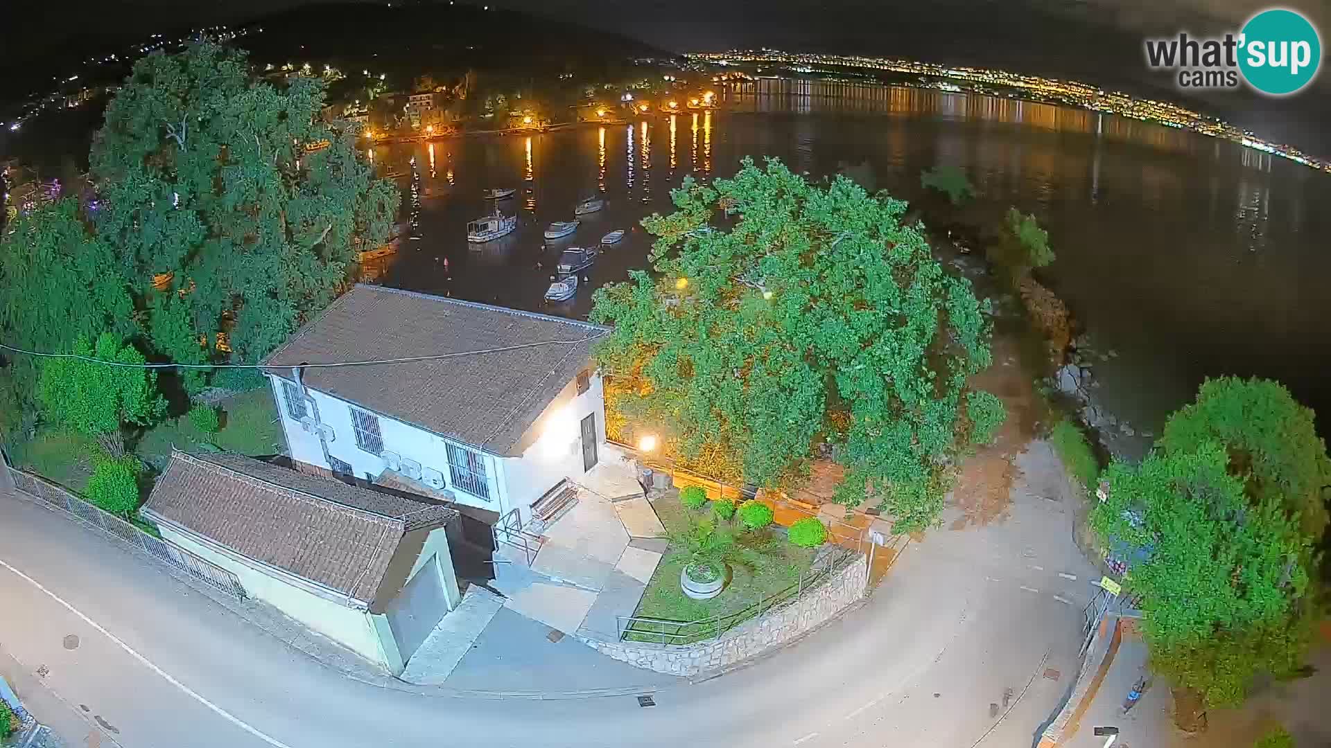 Webcam Ika Hafen – LIVE Blick auf den Hafen und die Lichter von Opatija