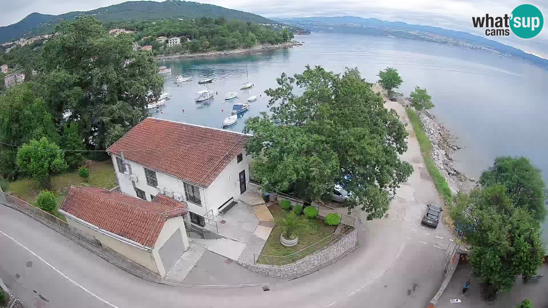 Webcam Ika Hafen – LIVE Blick auf den Hafen und die Lichter von Opatija