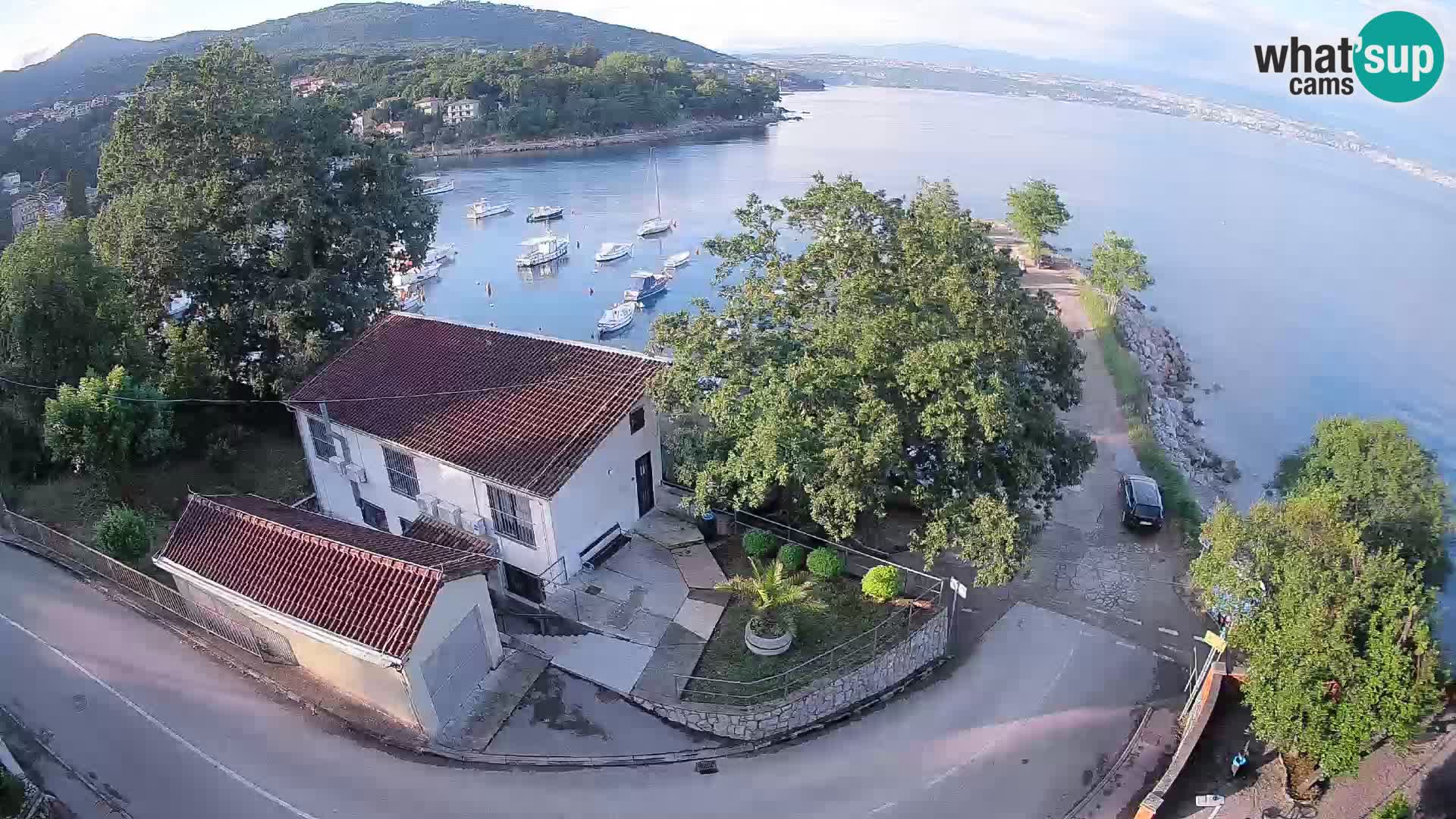 Webcam Ika Hafen – LIVE Blick auf den Hafen und die Lichter von Opatija