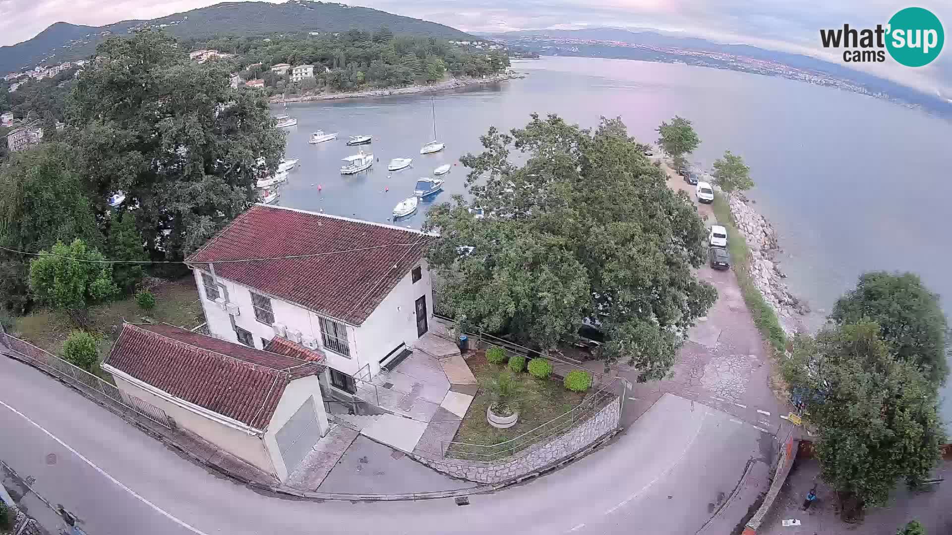 Webcam port d’Ika – Vue en direct et lumières d’Opatija