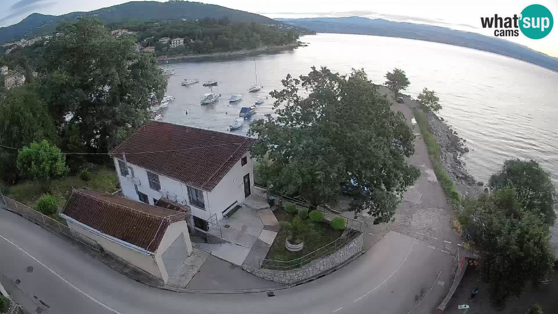 Webcam Ika Hafen – LIVE Blick auf den Hafen und die Lichter von Opatija
