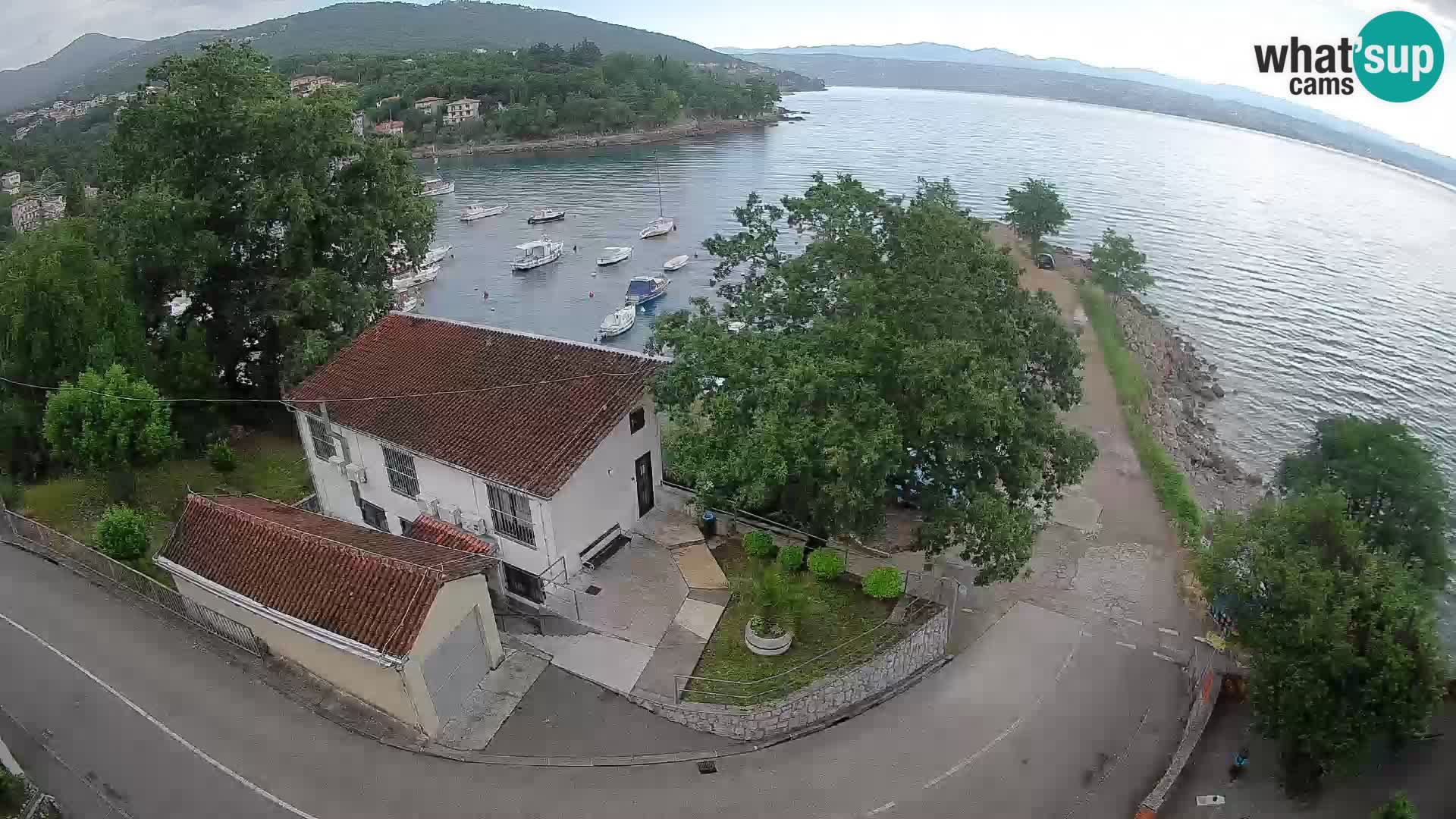 Ika Harbor Webcam – LIVE View of the Harbor and Opatija Lights