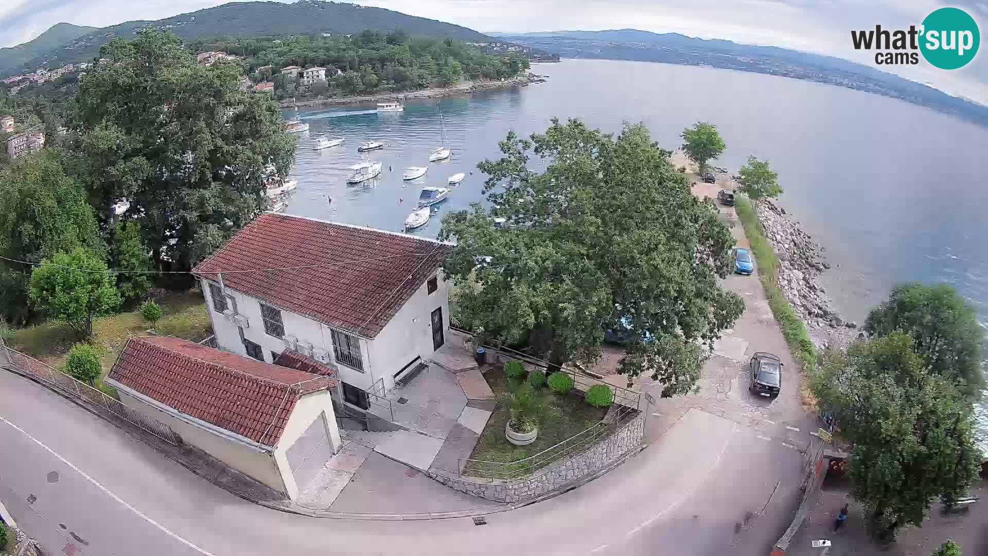 Webcam Ika Hafen – LIVE Blick auf den Hafen und die Lichter von Opatija