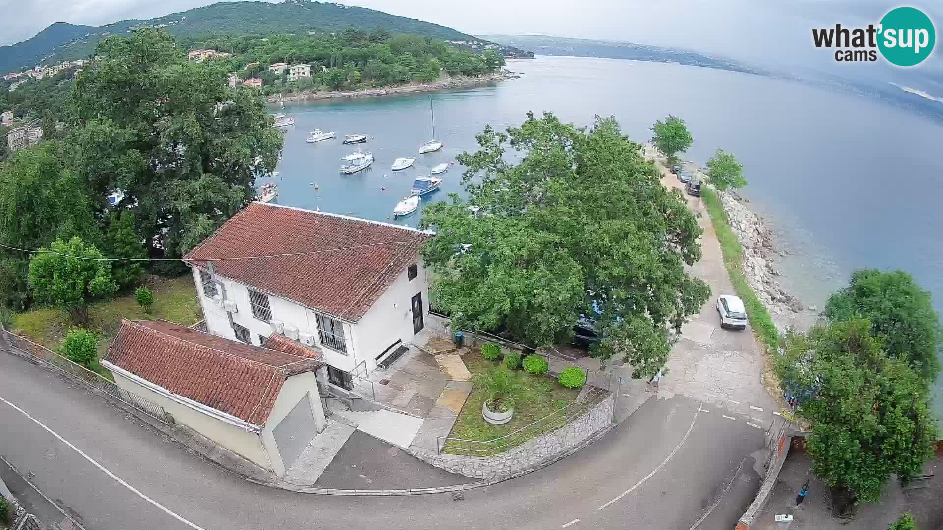 Webcam porto Ika – Vista LIVE sul porto e le luci di Opatija