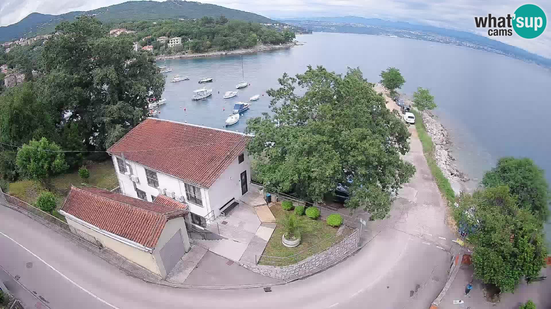 Webcam port d’Ika – Vue en direct et lumières d’Opatija