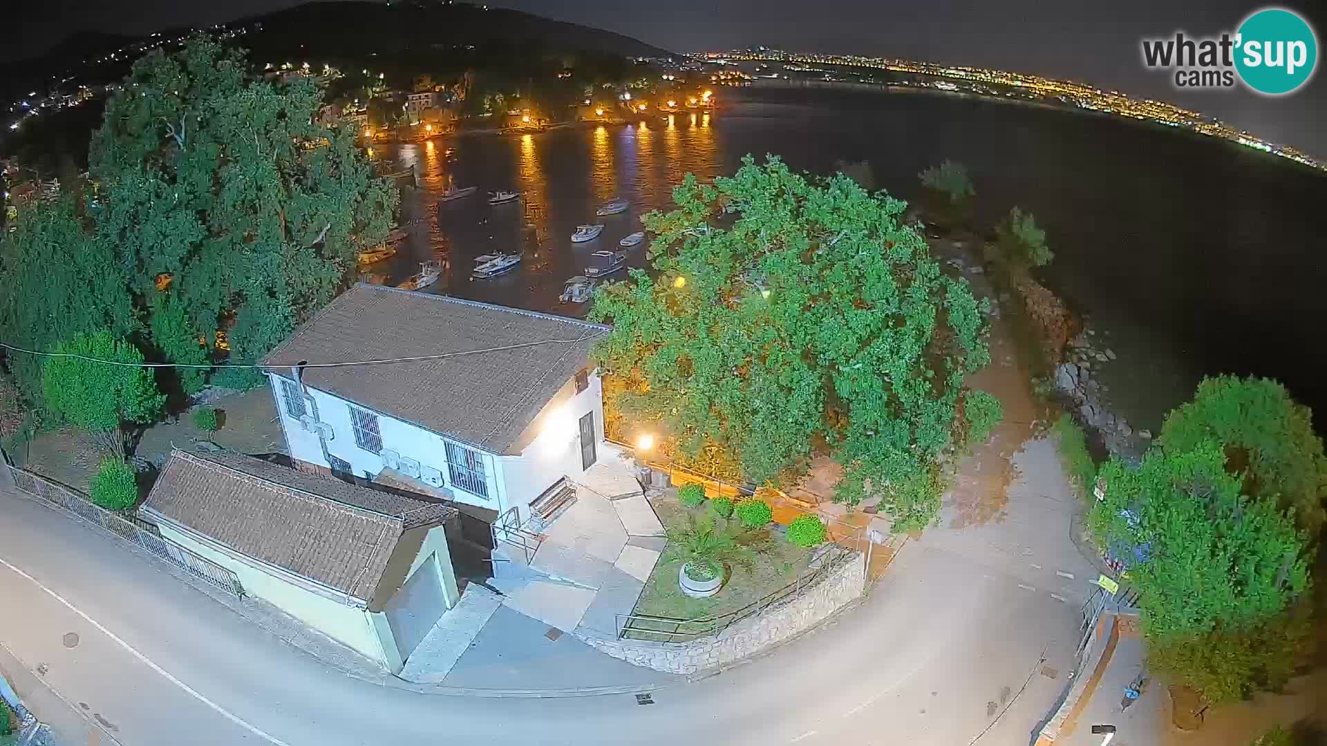 Webcam Ika Hafen – LIVE Blick auf den Hafen und die Lichter von Opatija