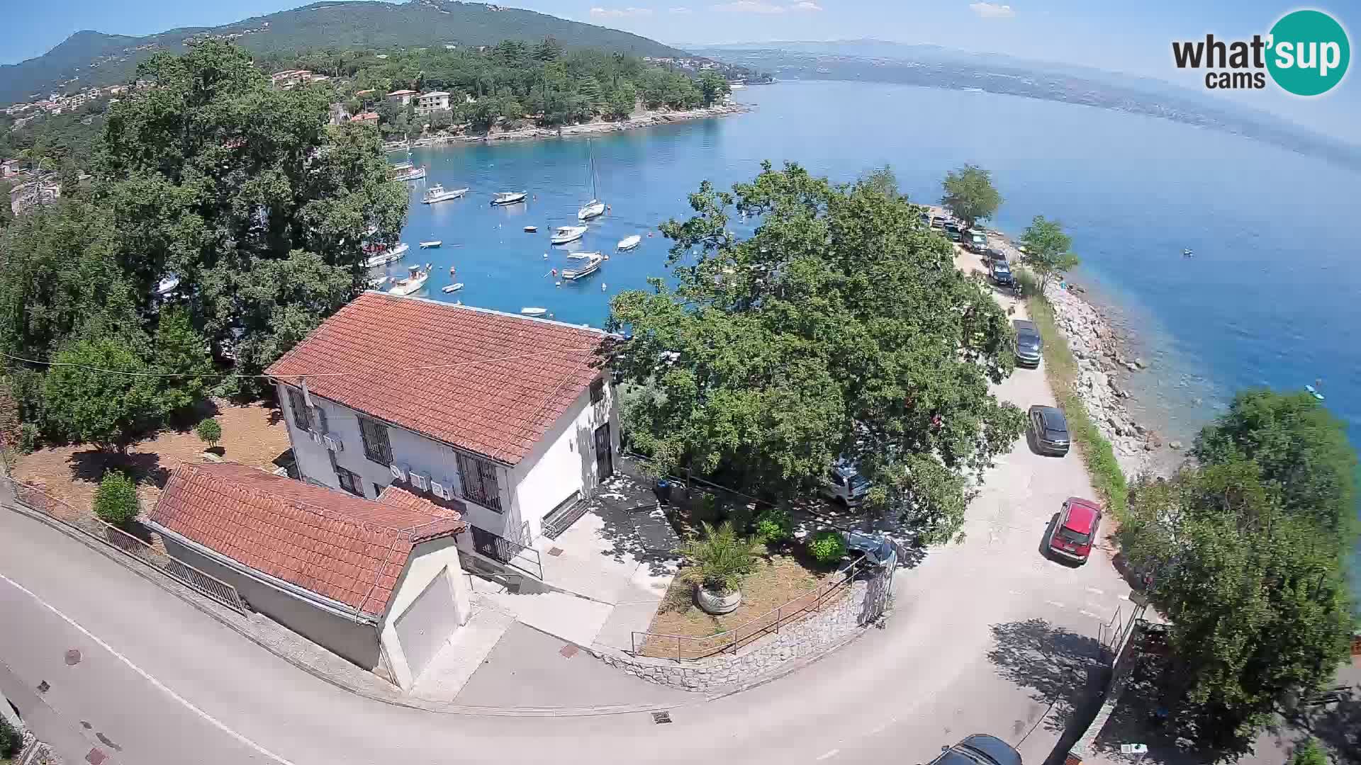 Webcam porto Ika – Vista LIVE sul porto e le luci di Opatija