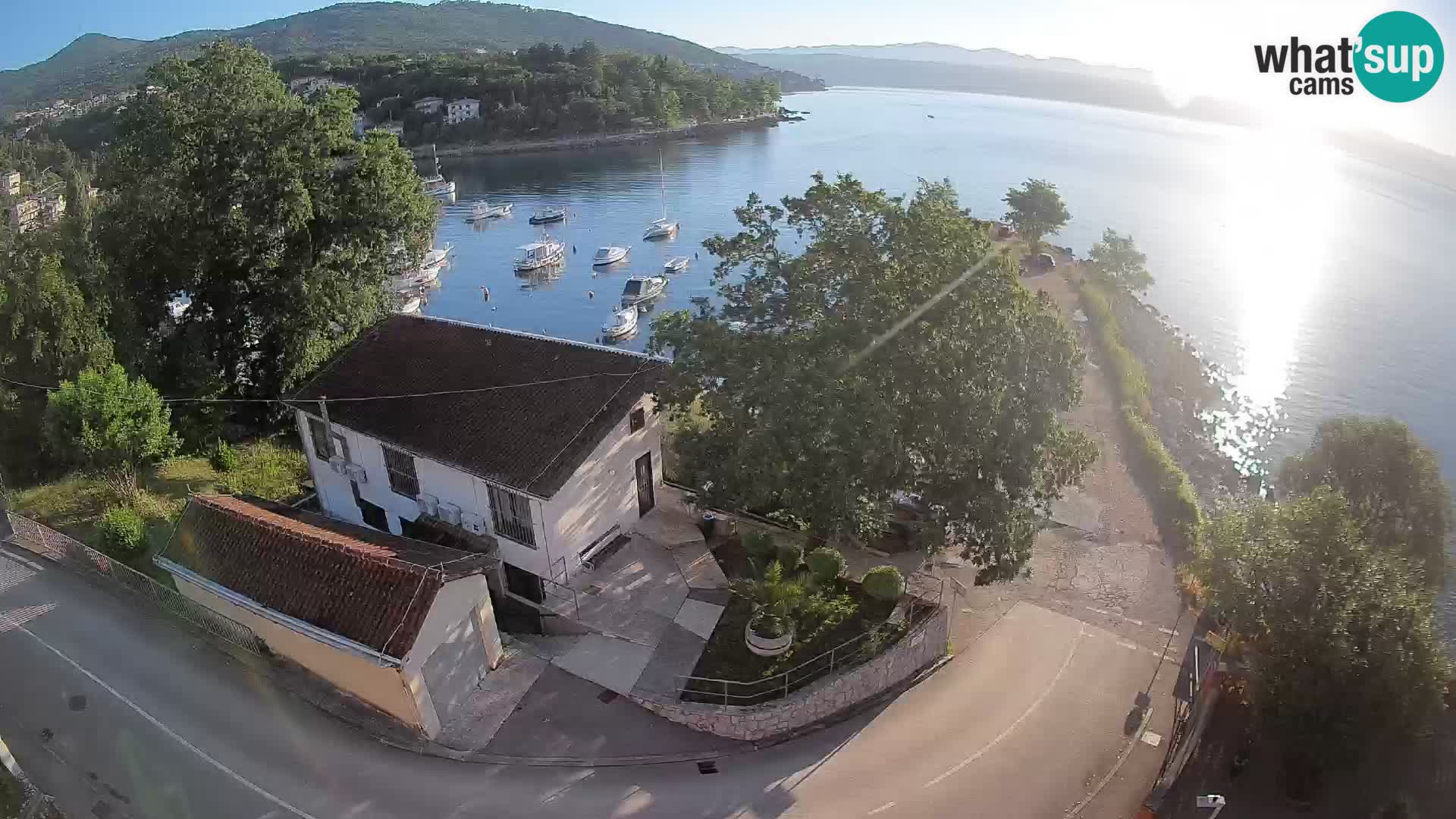 Webcam Ika Hafen – LIVE Blick auf den Hafen und die Lichter von Opatija