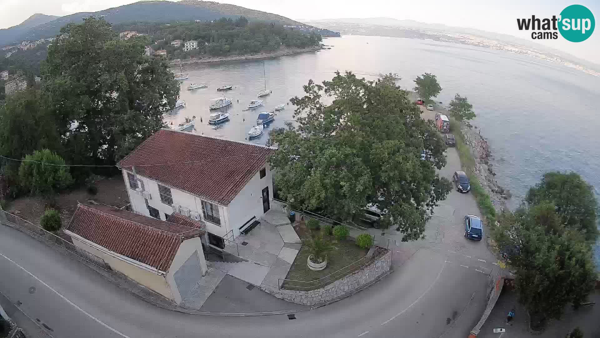 Webcam port d’Ika – Vue en direct et lumières d’Opatija