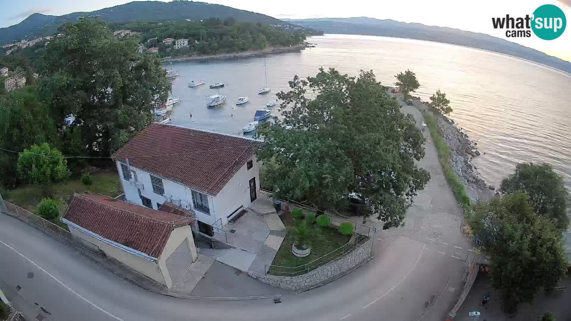 Webcam porto Ika – Vista LIVE sul porto e le luci di Opatija