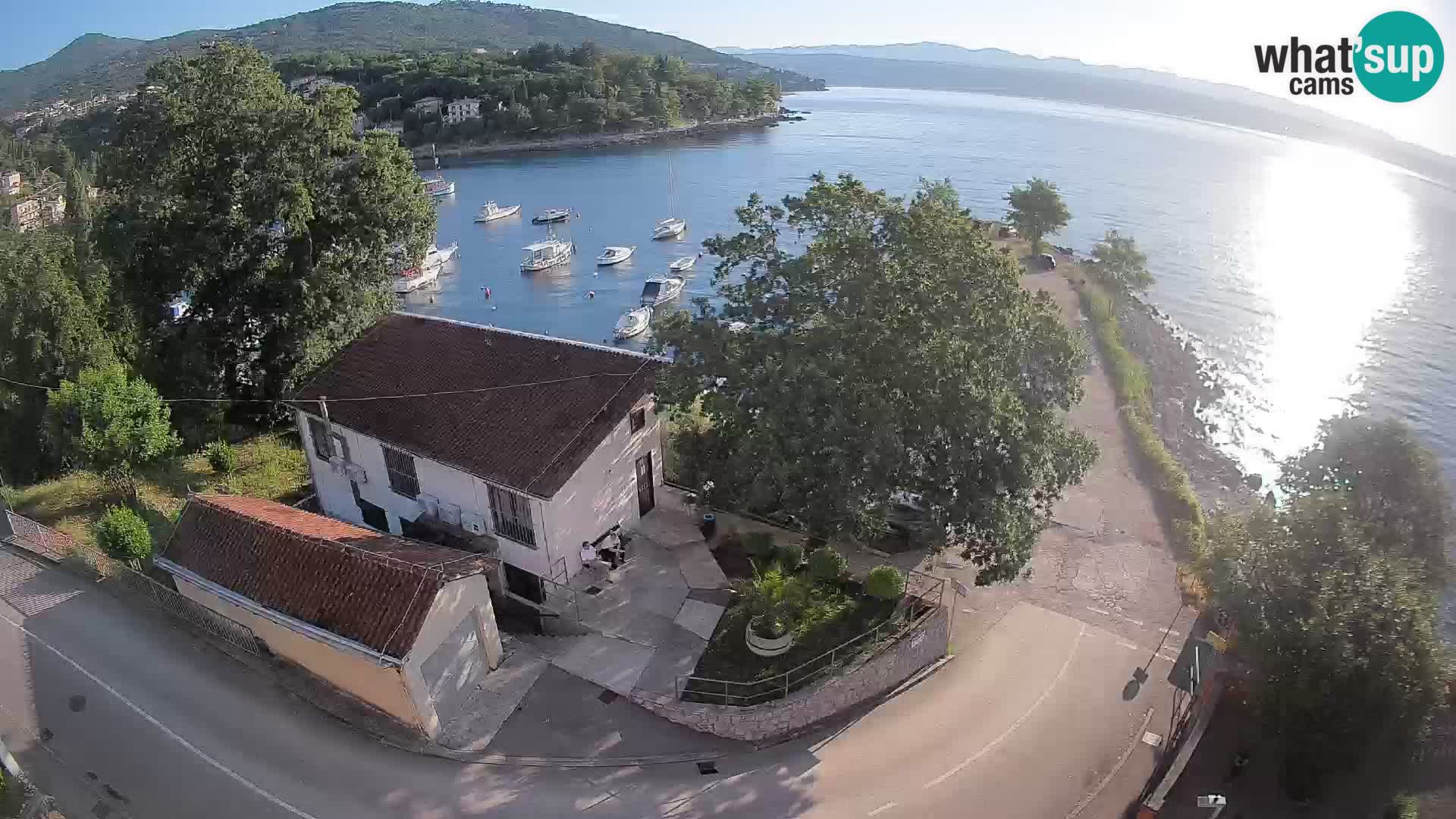 Webcam Ika Hafen – LIVE Blick auf den Hafen und die Lichter von Opatija