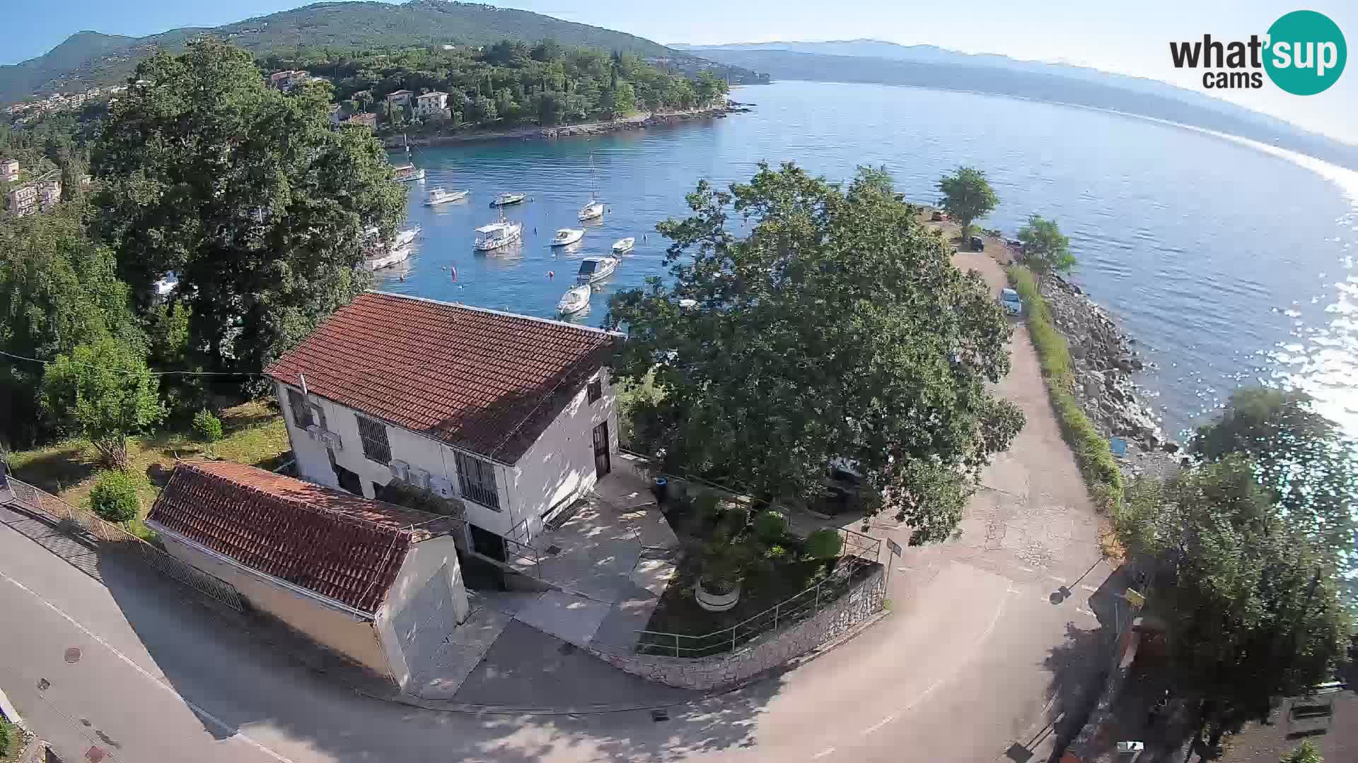 Webcam port d’Ika – Vue en direct et lumières d’Opatija
