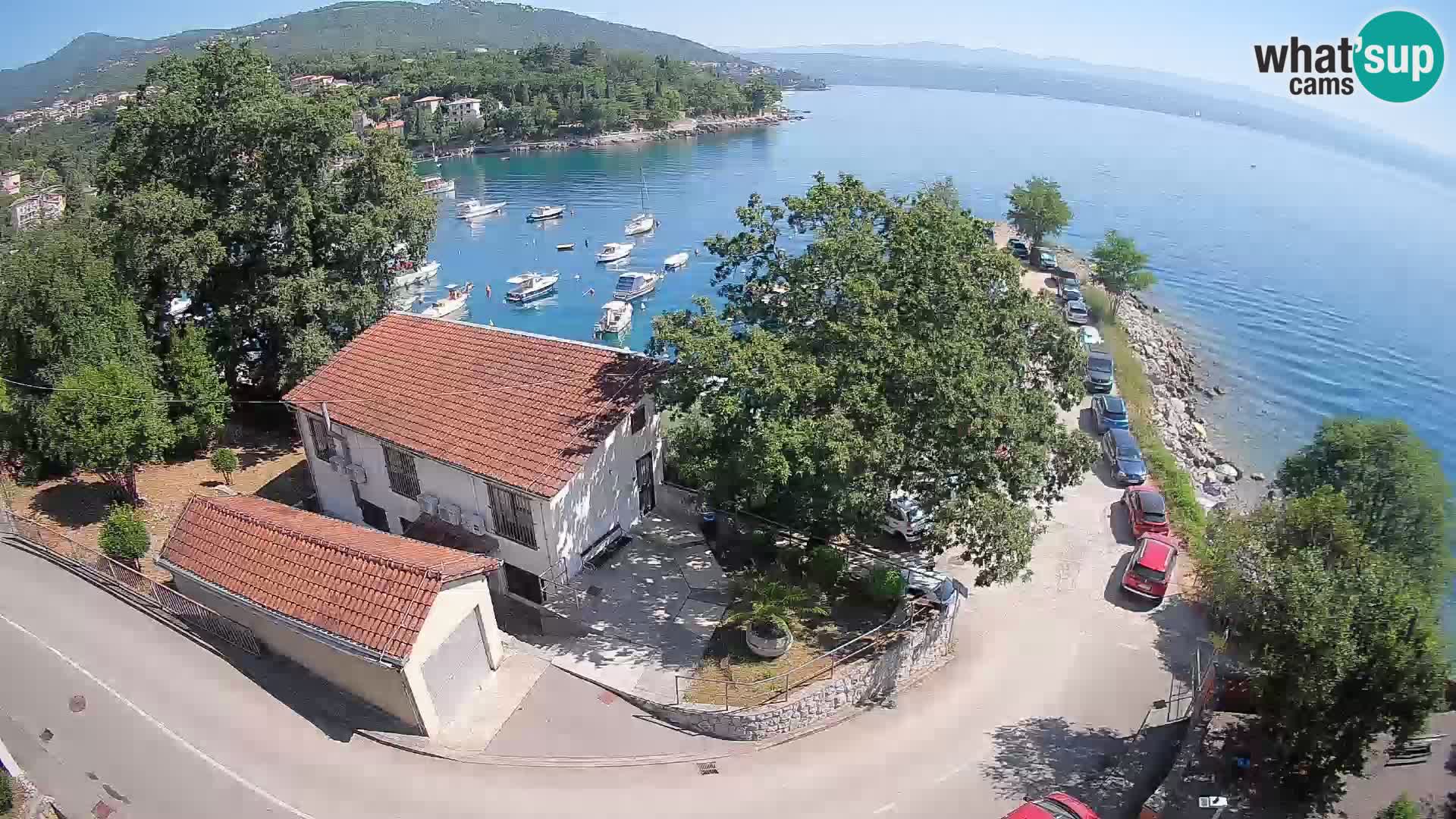 Webcam porto Ika – Vista LIVE sul porto e le luci di Opatija