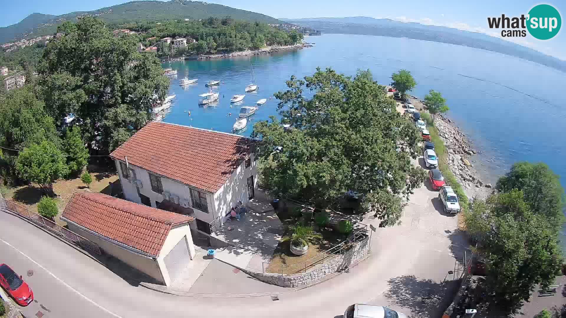 Webcam port d’Ika – Vue en direct et lumières d’Opatija