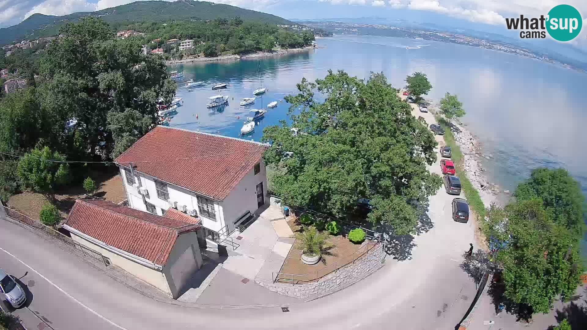 Webcam port d’Ika – Vue en direct et lumières d’Opatija