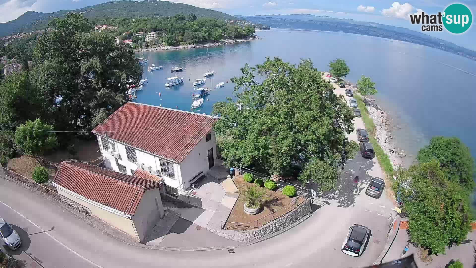 Webcam porto Ika – Vista LIVE sul porto e le luci di Opatija