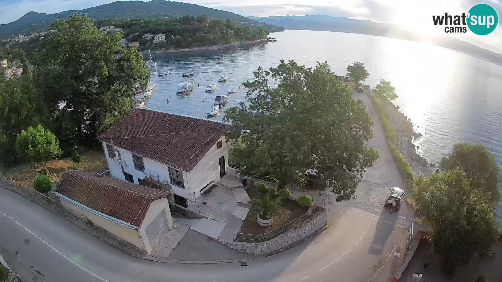 Webcam port d’Ika – Vue en direct et lumières d’Opatija