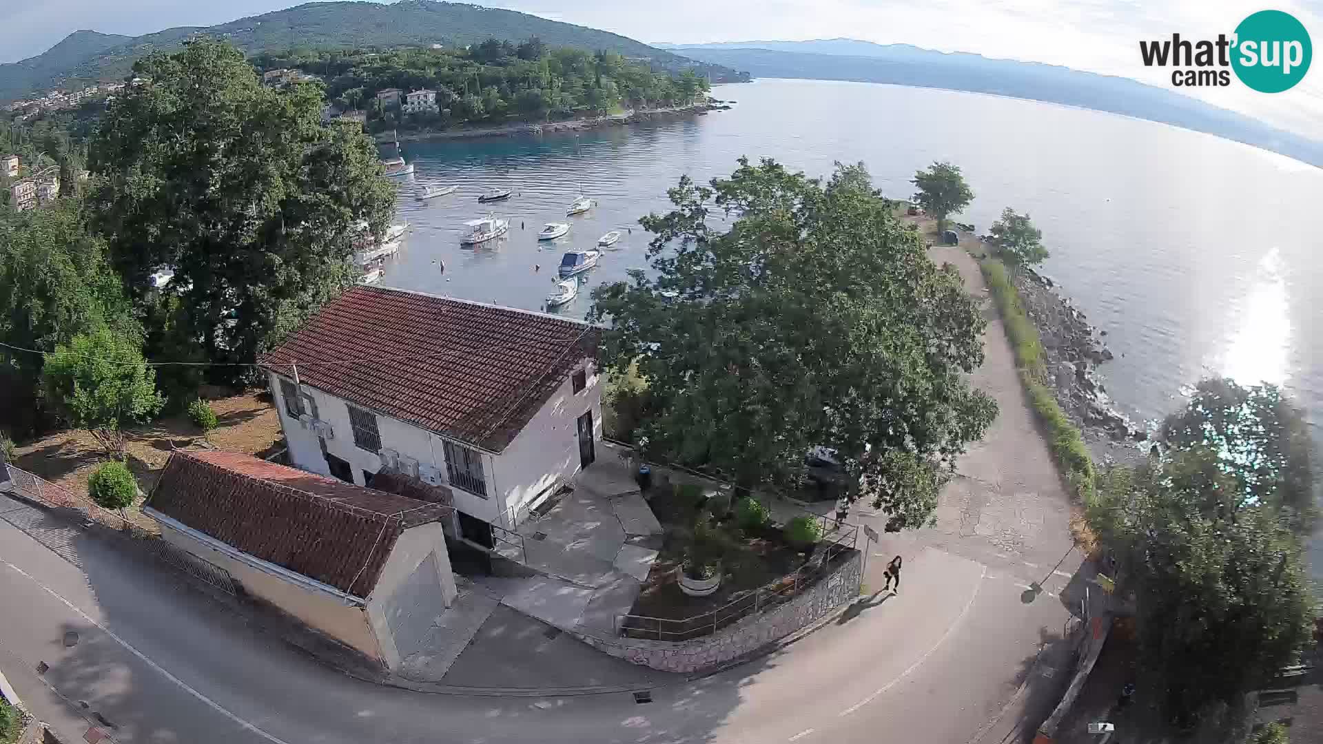 Webcam porto Ika – Vista LIVE sul porto e le luci di Opatija