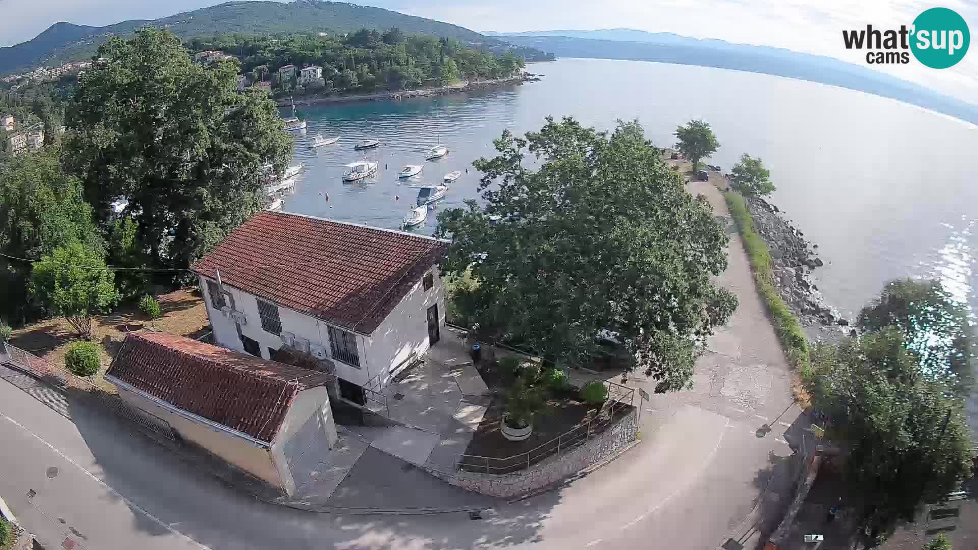 Ika Harbor Webcam – LIVE View of the Harbor and Opatija Lights