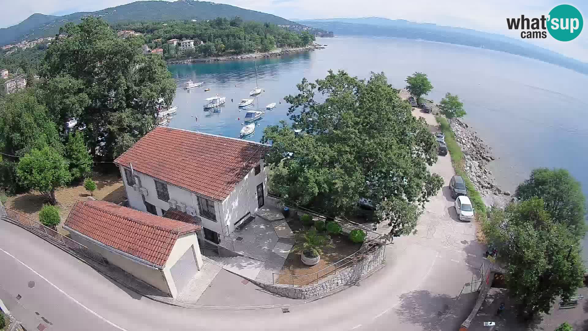 Webcam porto Ika – Vista LIVE sul porto e le luci di Opatija