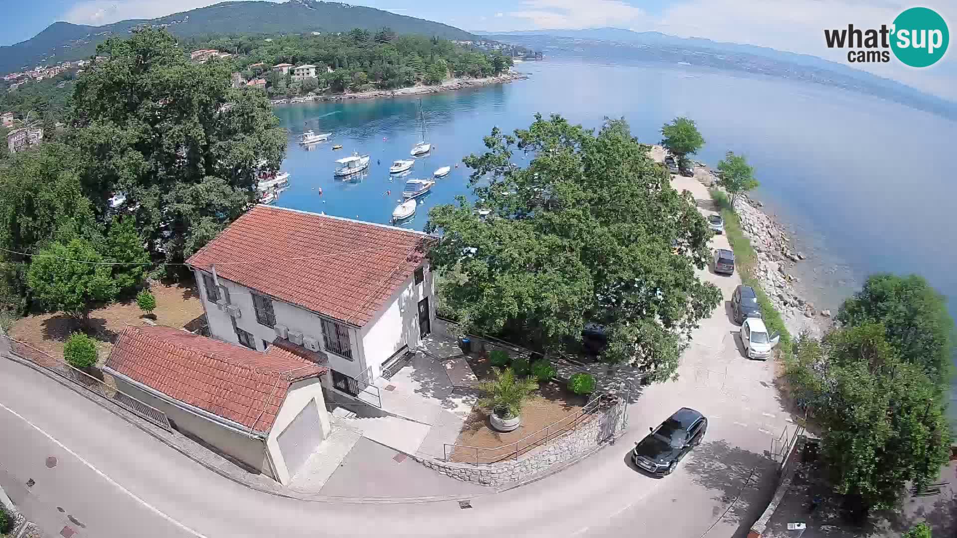 Webcam port d’Ika – Vue en direct et lumières d’Opatija