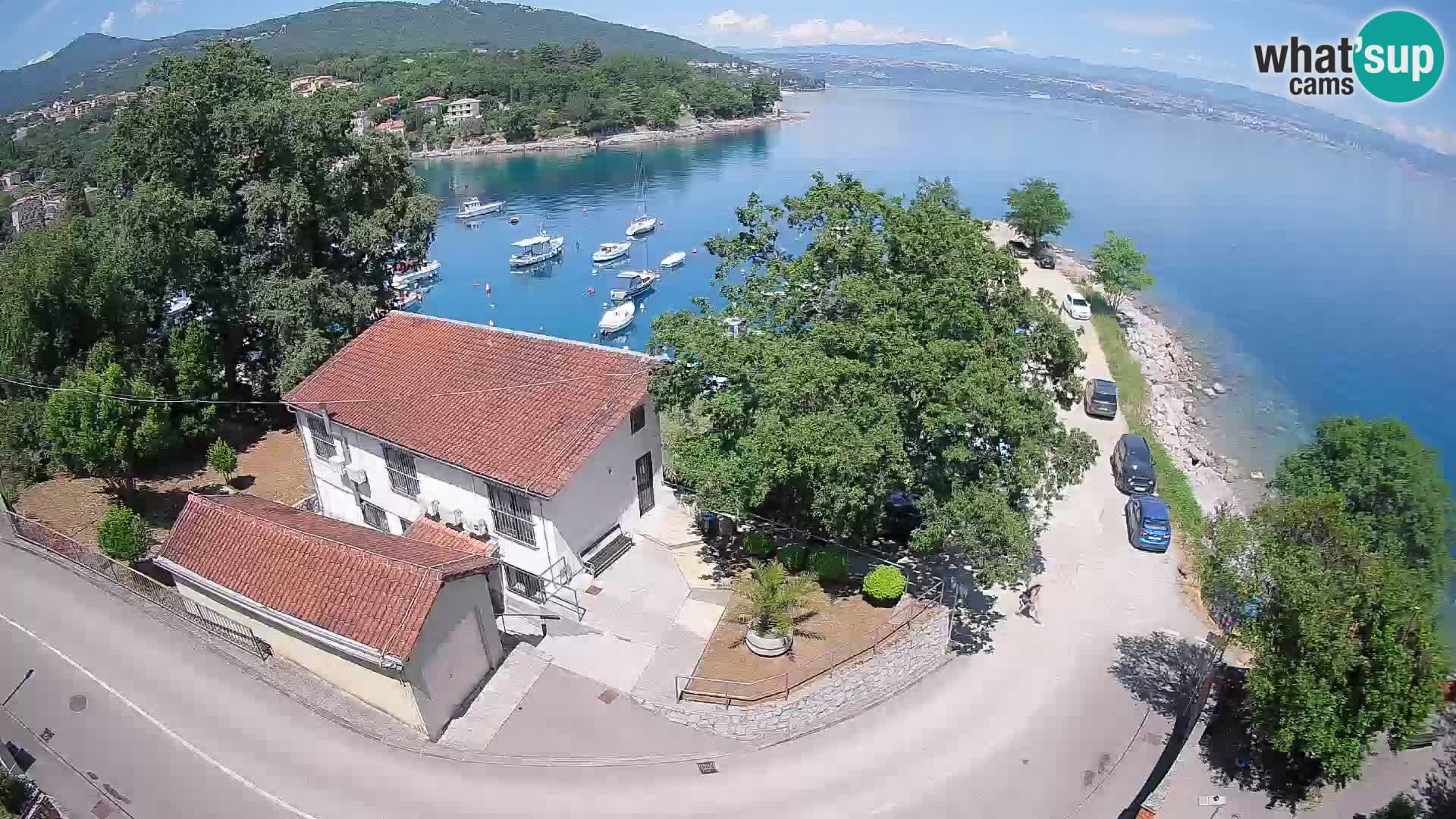 Webcam Ika Hafen – LIVE Blick auf den Hafen und die Lichter von Opatija