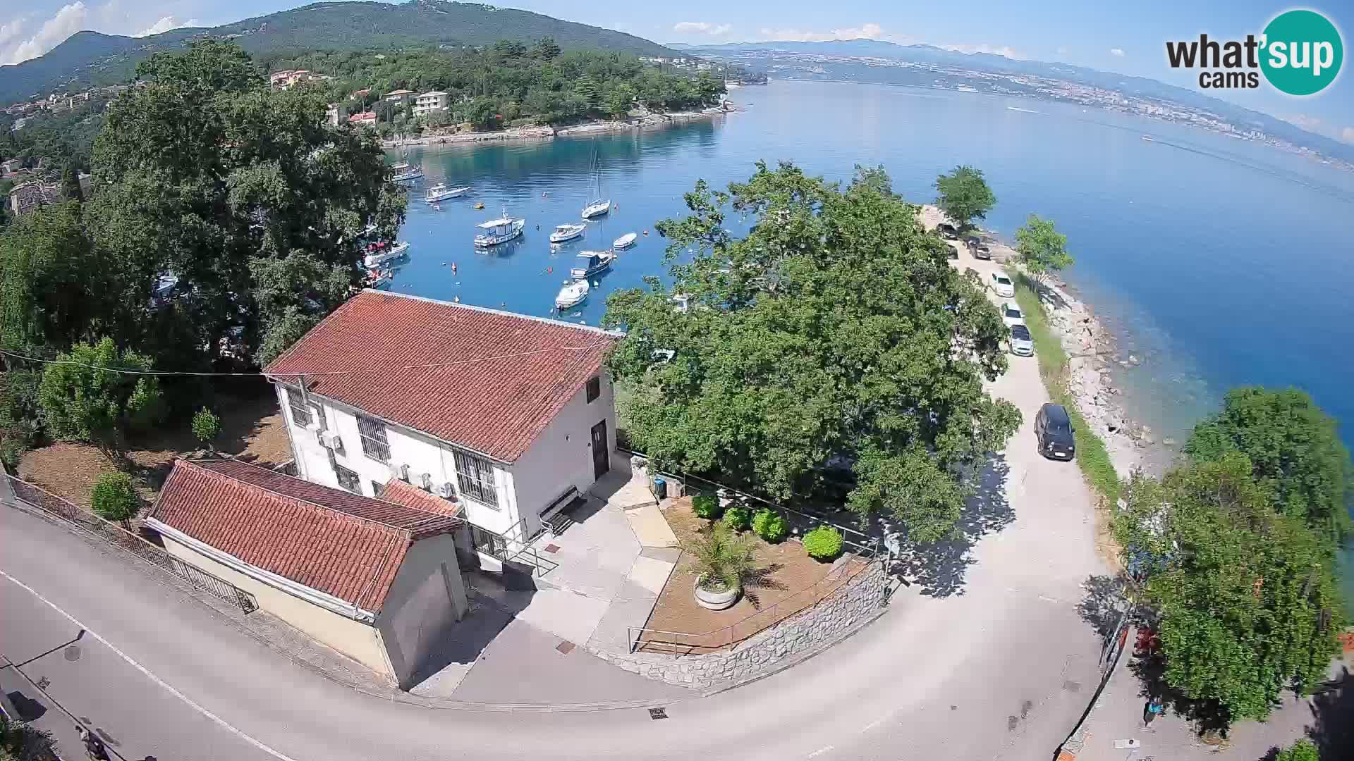 Webcam Ika Hafen – LIVE Blick auf den Hafen und die Lichter von Opatija