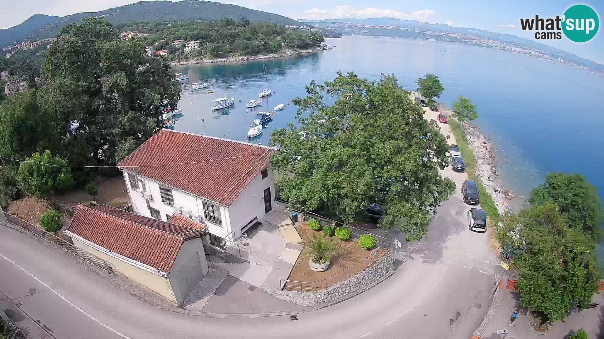 Webcam port d’Ika – Vue en direct et lumières d’Opatija