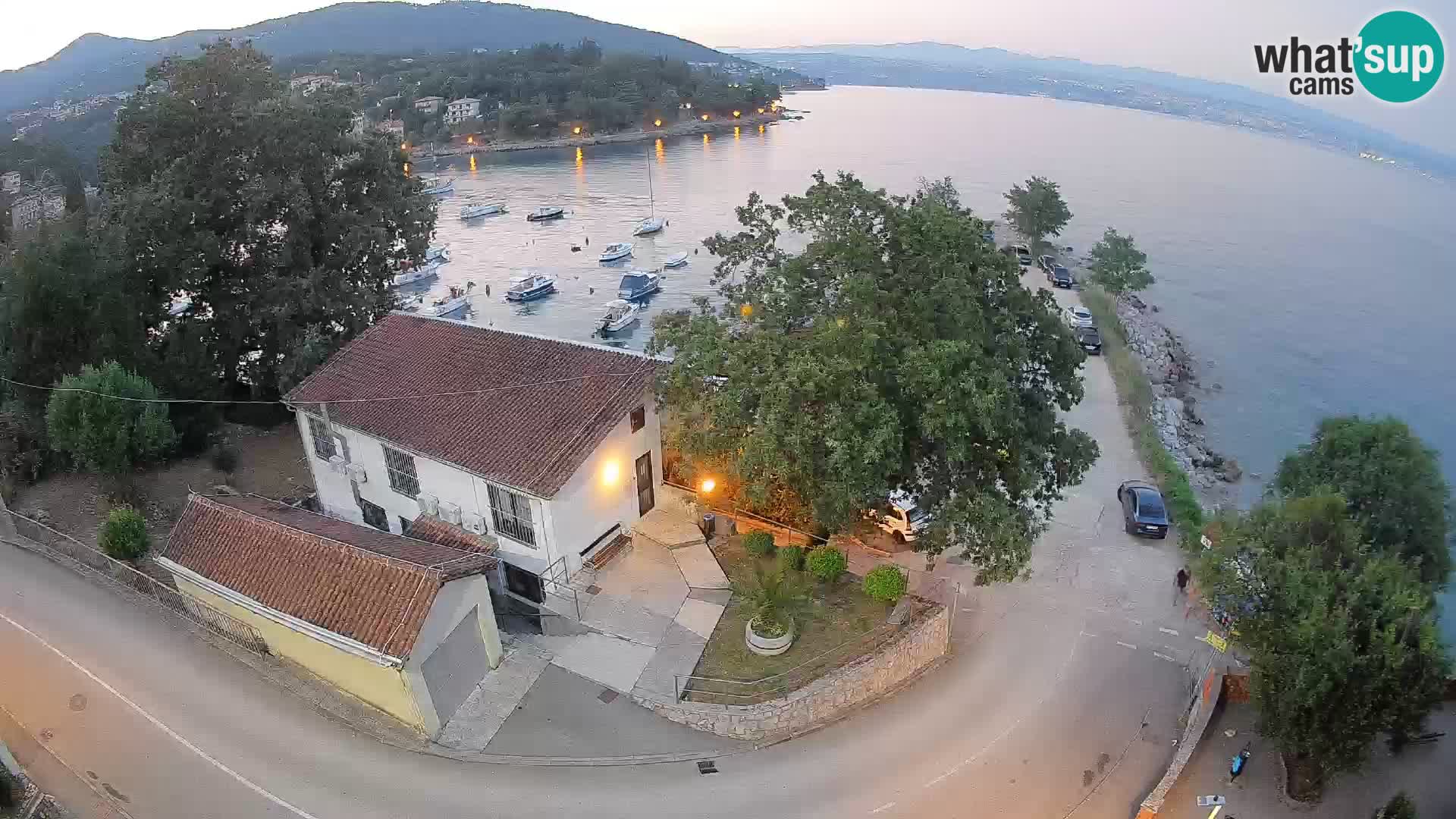 Webcam Ika Hafen – LIVE Blick auf den Hafen und die Lichter von Opatija