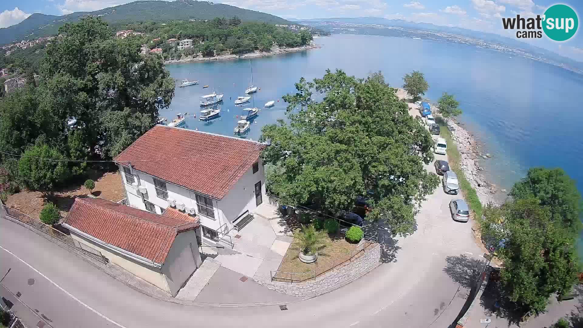 Webcam port d’Ika – Vue en direct et lumières d’Opatija