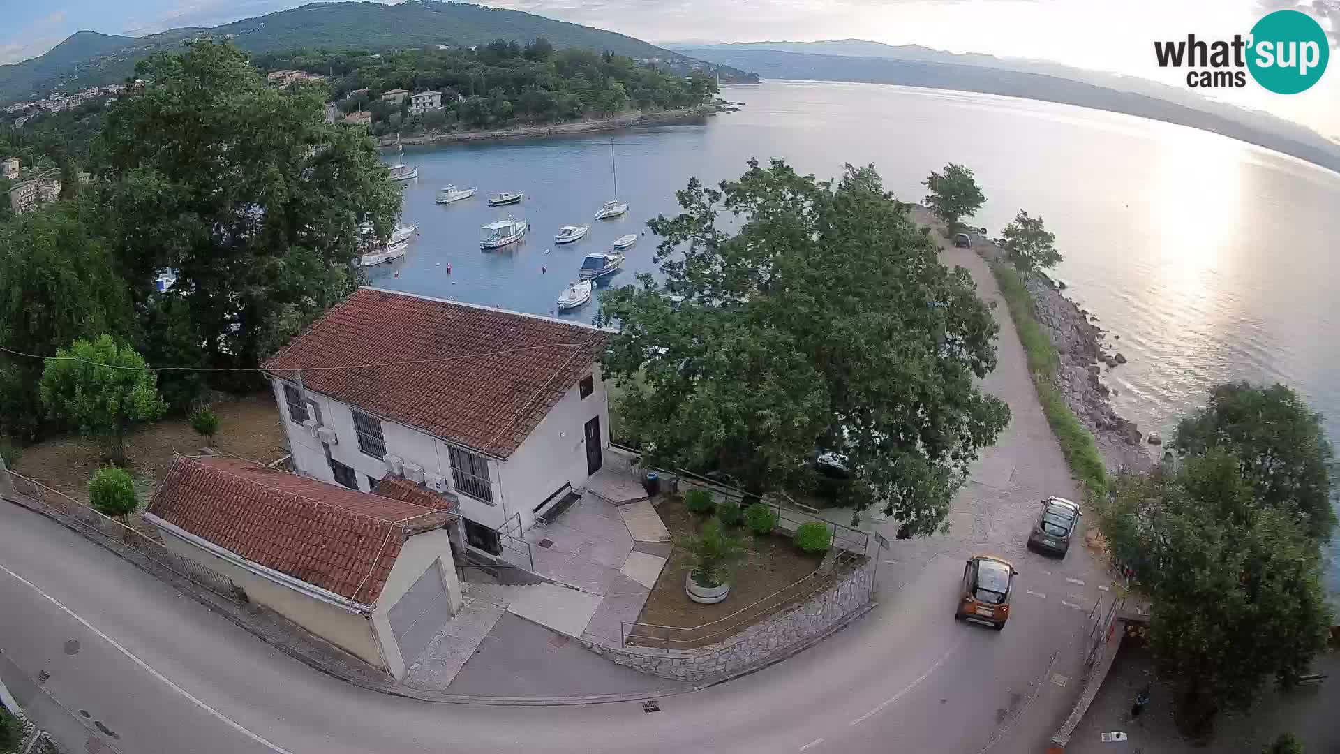 Webcam Ika Hafen – LIVE Blick auf den Hafen und die Lichter von Opatija