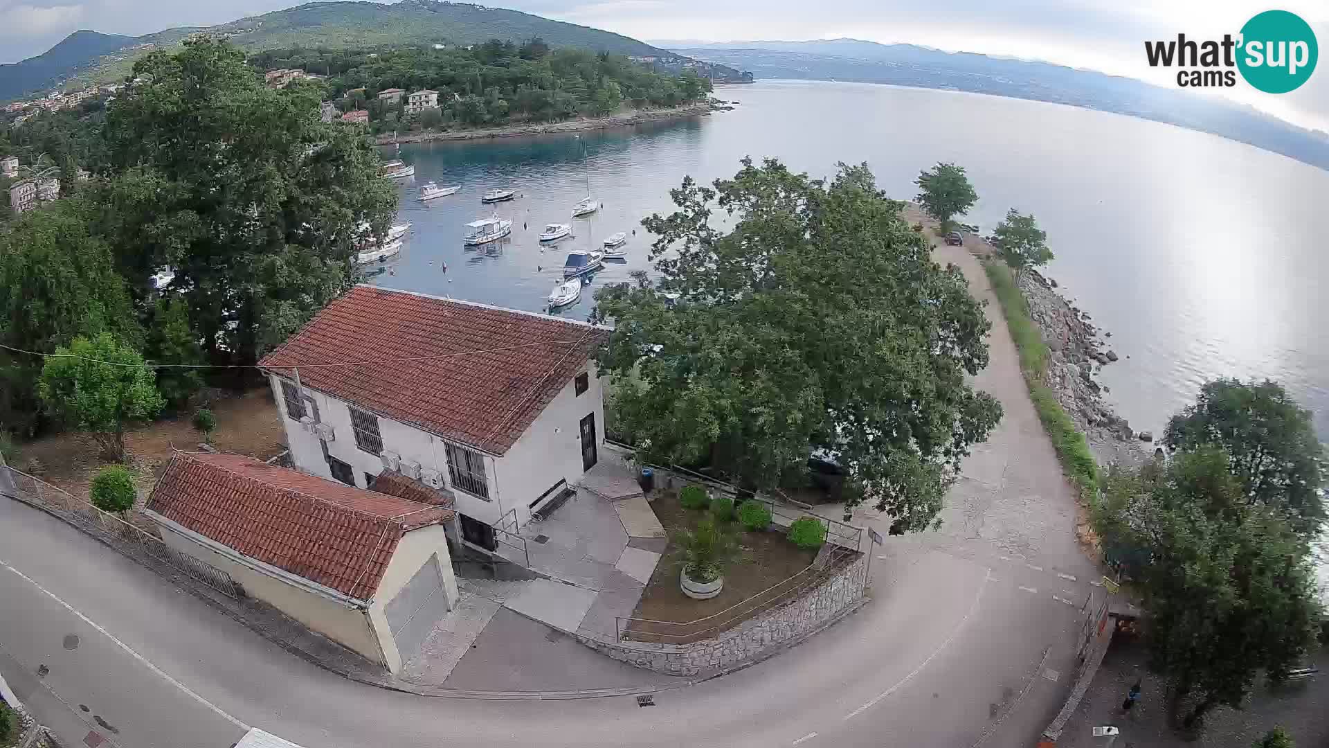 Webcam Ika Hafen – LIVE Blick auf den Hafen und die Lichter von Opatija