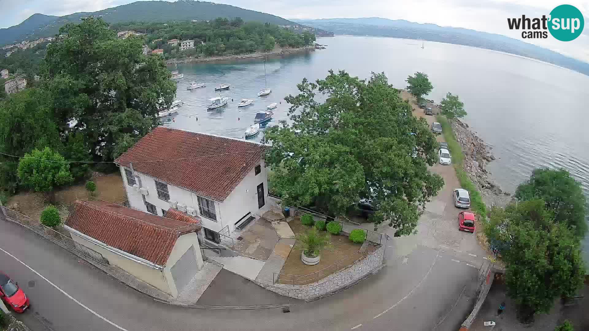 Webcam port d’Ika – Vue en direct et lumières d’Opatija