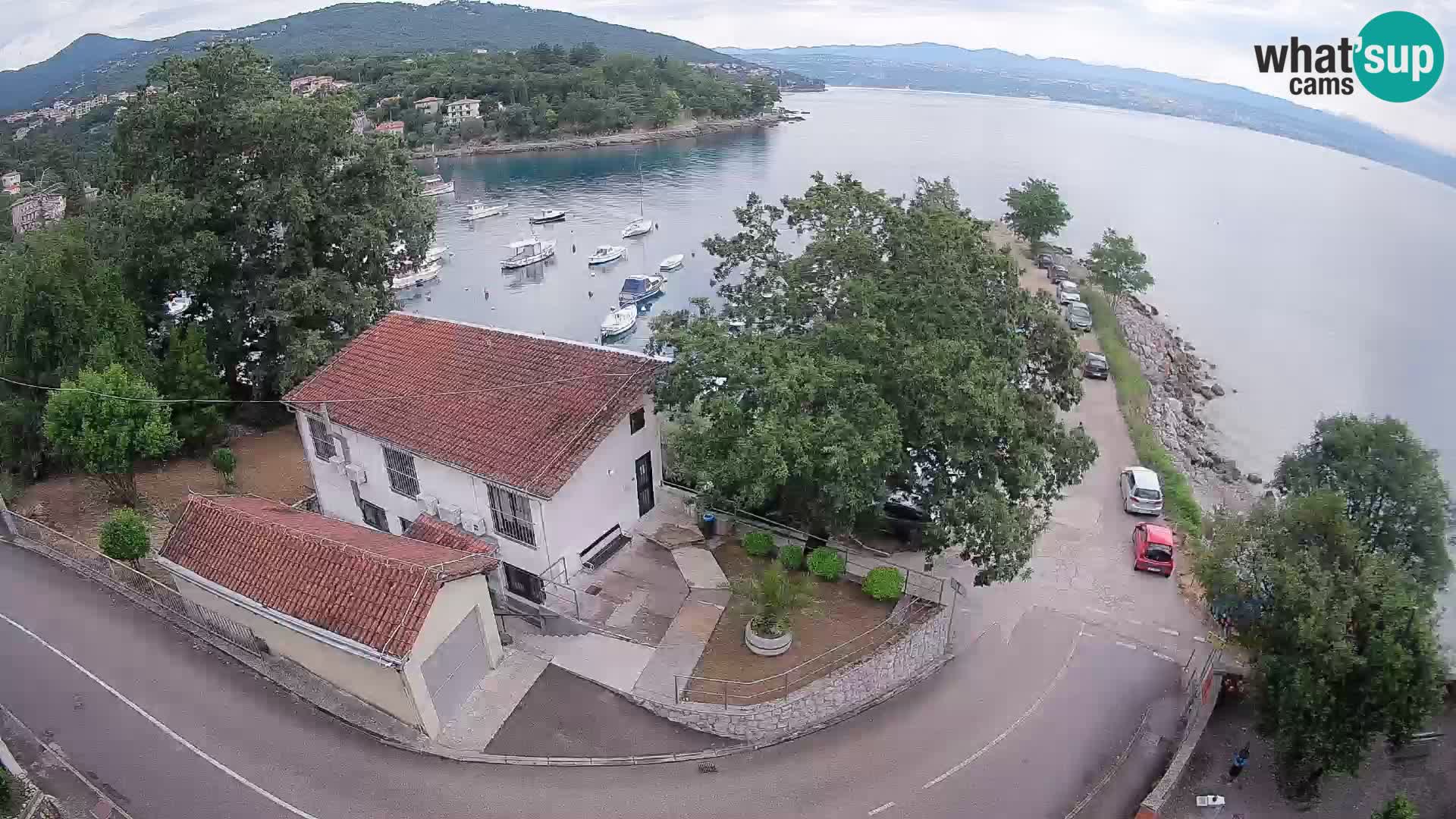 Webcam porto Ika – Vista LIVE sul porto e le luci di Opatija