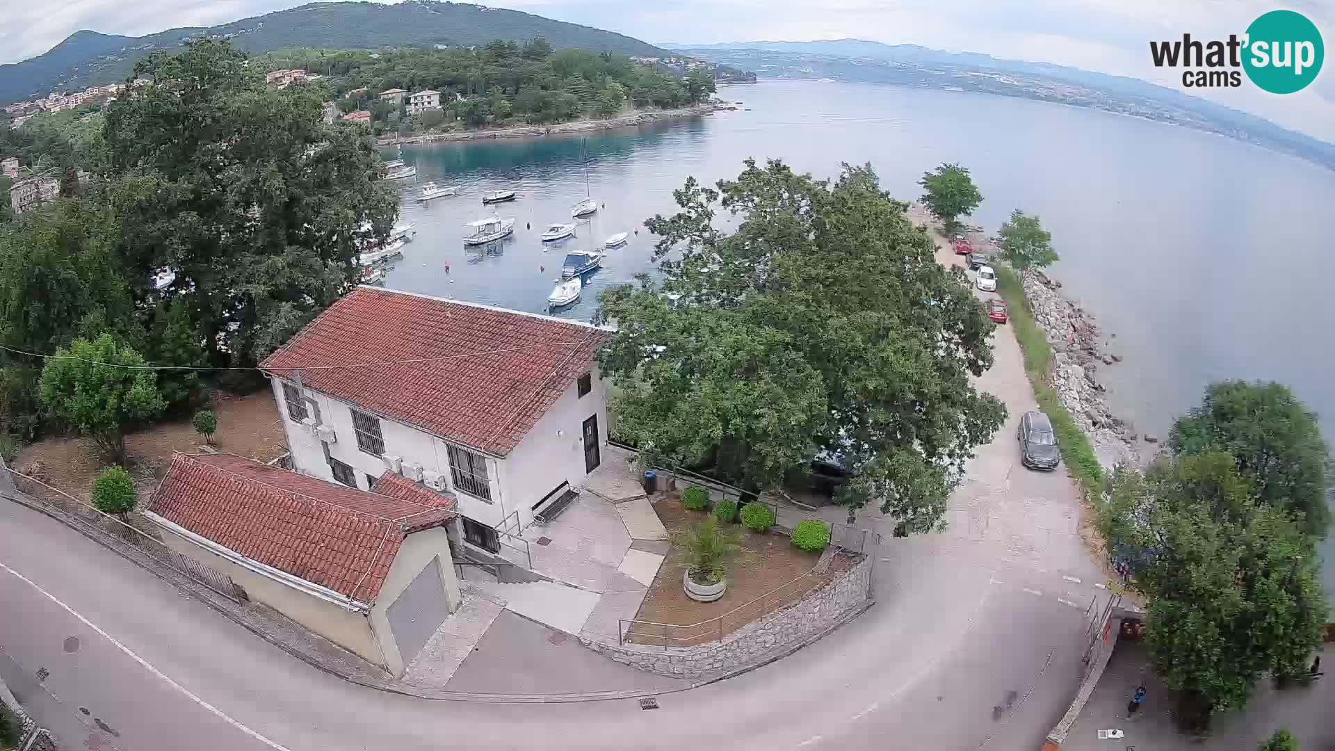 Webcam port d’Ika – Vue en direct et lumières d’Opatija