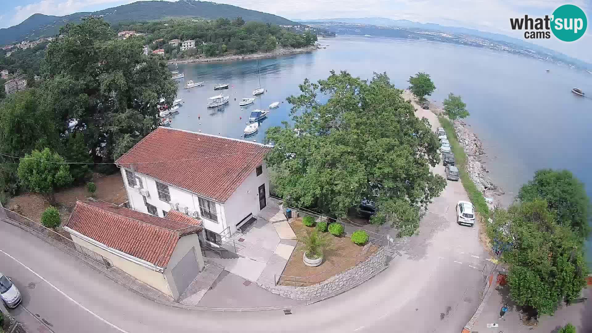 Webcam porto Ika – Vista LIVE sul porto e le luci di Opatija