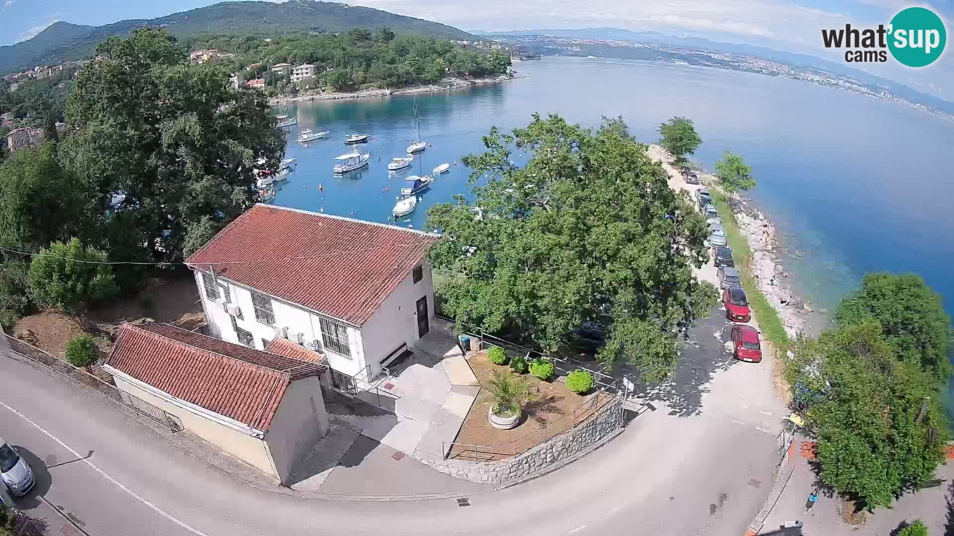 Webcam Ika Hafen – LIVE Blick auf den Hafen und die Lichter von Opatija