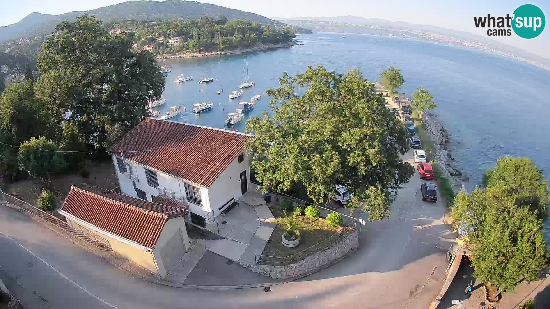 Webcam Ika Hafen – LIVE Blick auf den Hafen und die Lichter von Opatija