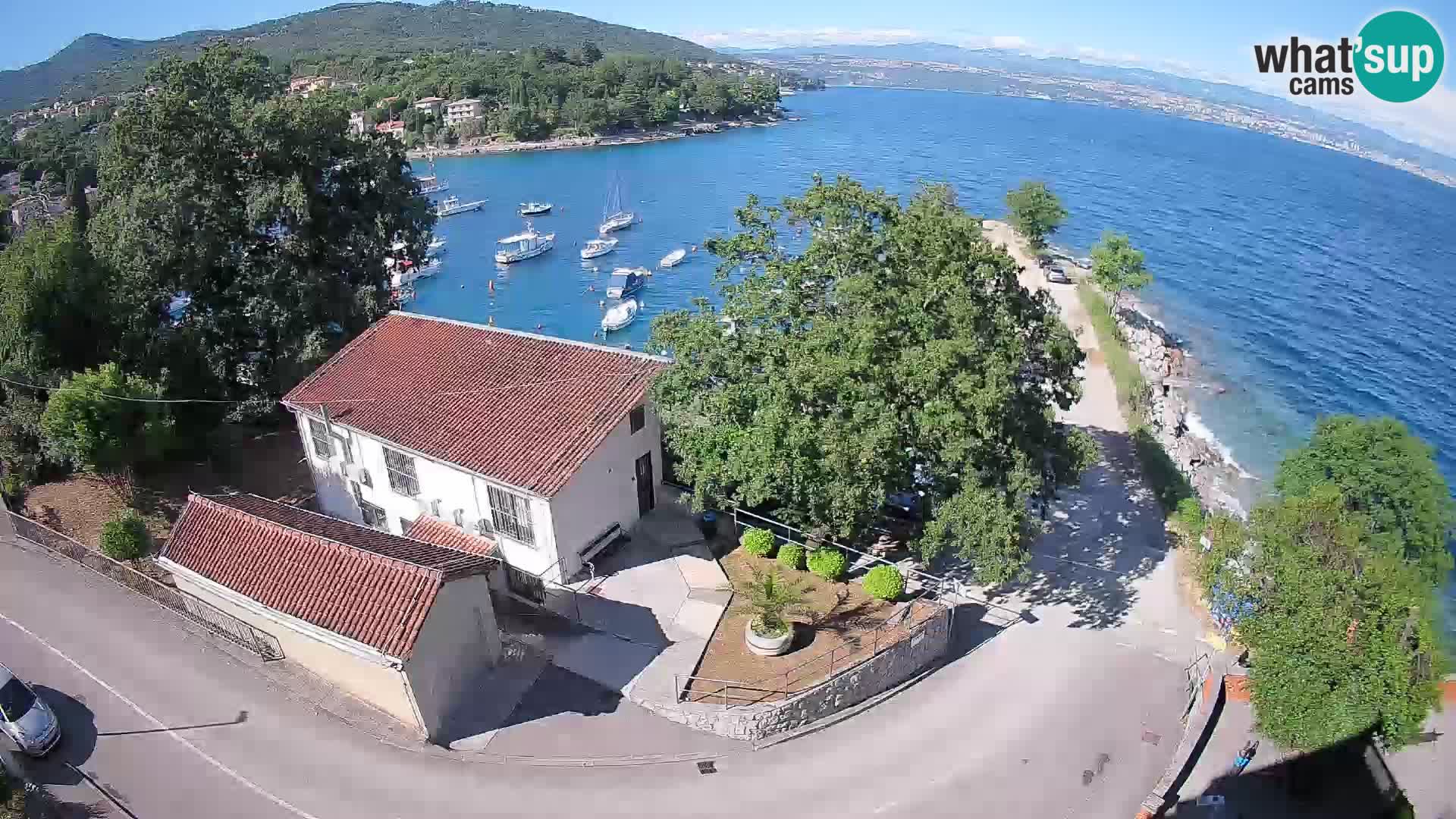 Webcam Ika Hafen – LIVE Blick auf den Hafen und die Lichter von Opatija
