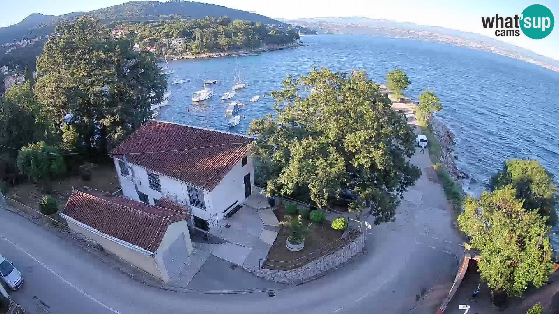 Webcam Ika Hafen – LIVE Blick auf den Hafen und die Lichter von Opatija